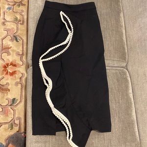 Alexis black high waist pencil skirt